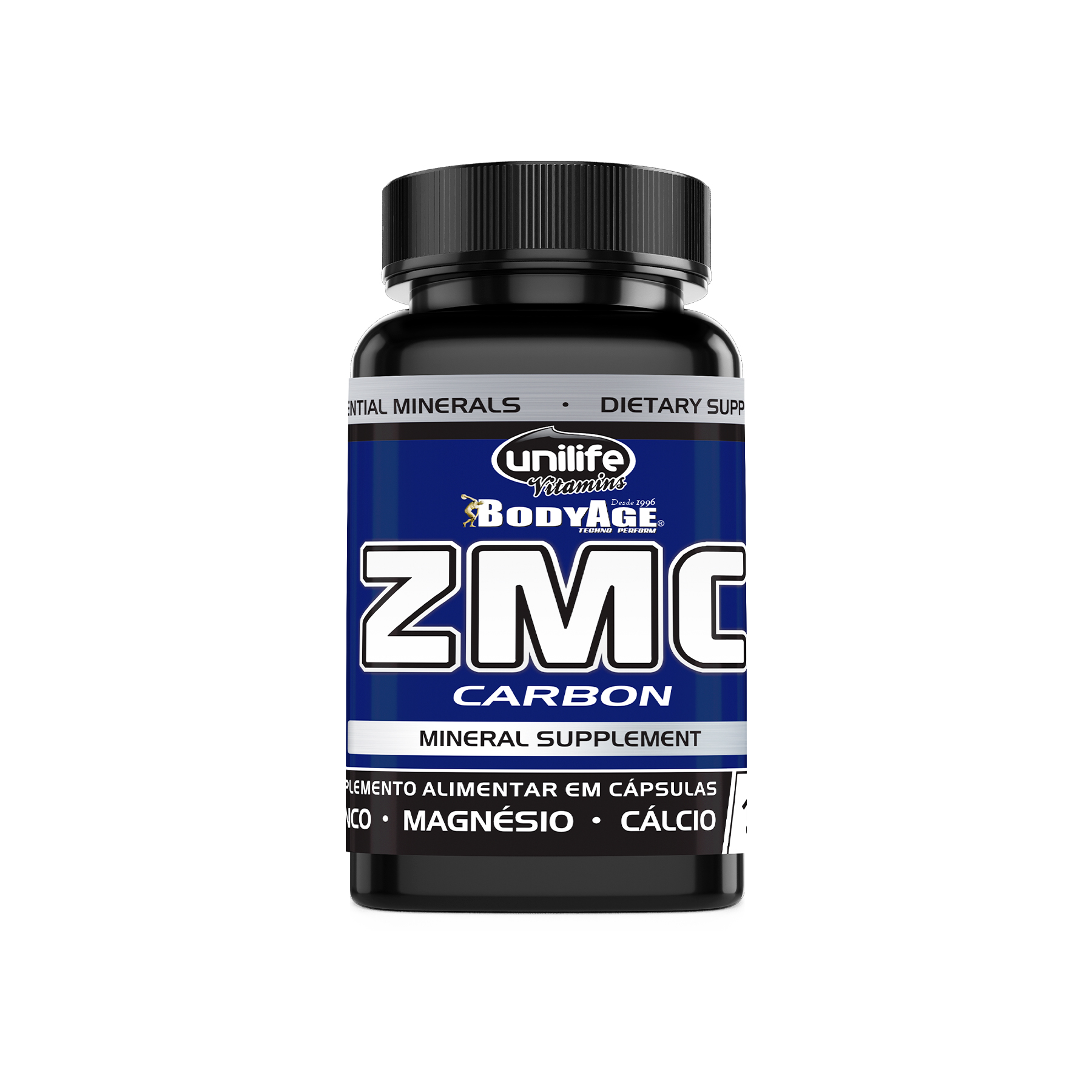 ZMC.jpg ZMC Carbon - Zinco, Magnésio e Cálcio em cápsulas 950 mg - Imagem 1