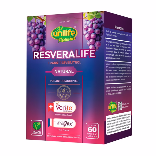 Resveralife em cápsulas 400 mg - Imagem 1